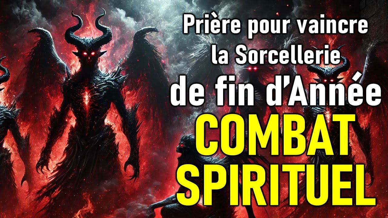 PRIERE DE FEU CONTRE LA SORCELLERIE DE FIN D'ANNEE || Prière Puissante