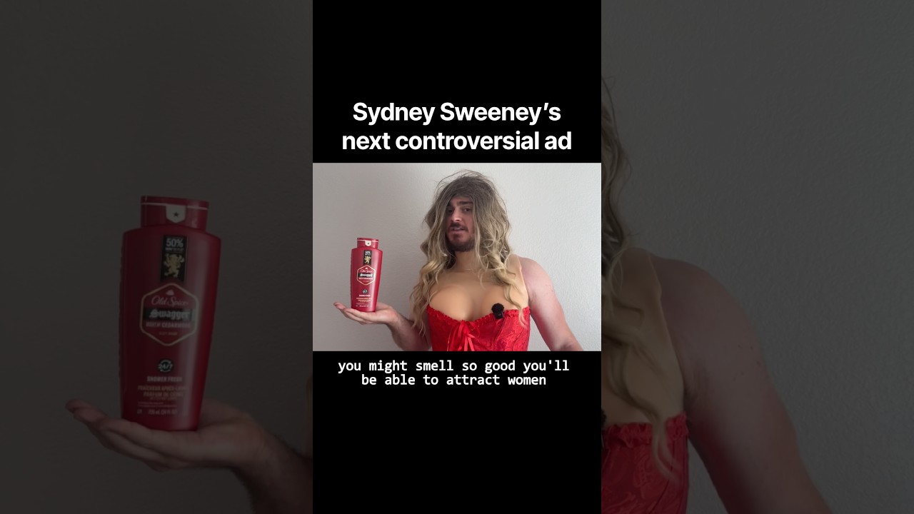 Sydney Sweeney old spice ad #shorts #comedy #funny