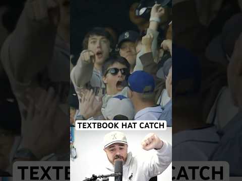 Fan sets a new standard for how to catch a baseball in a hat, a breakdown
