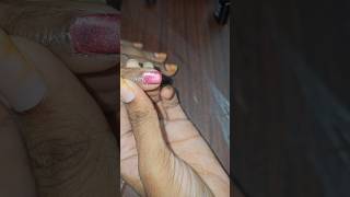 Easy cat eye polish at home #nailart #nails #cateye #cateyenails #homenailart