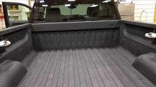 Unistrut in 2016 GMC Sierra 3500HD for Nissan Inteli-trac bed extender and tie downs part 2.