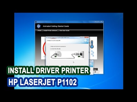 Video: Bagaimanakah cara saya memasang HP LaserJet p1102w pada Windows 7?