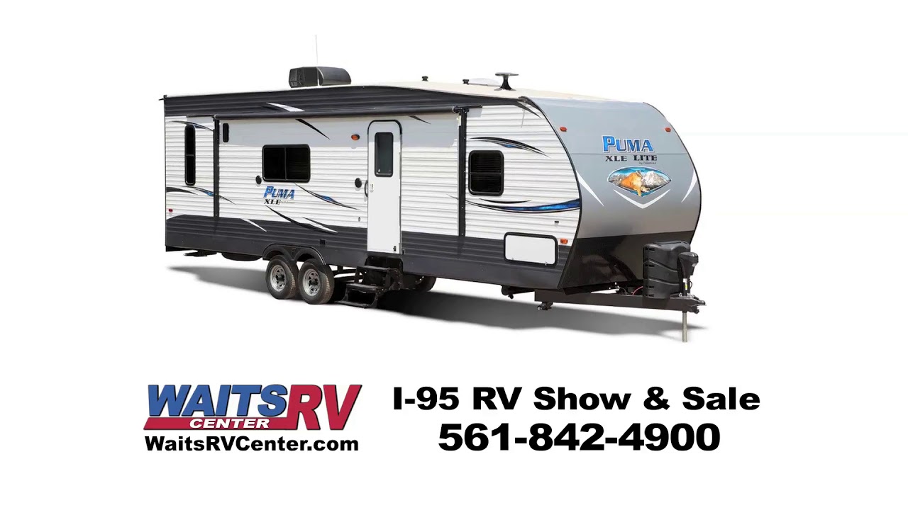 The I-95 RV show and sale - Waits RV - Puma - YouTube