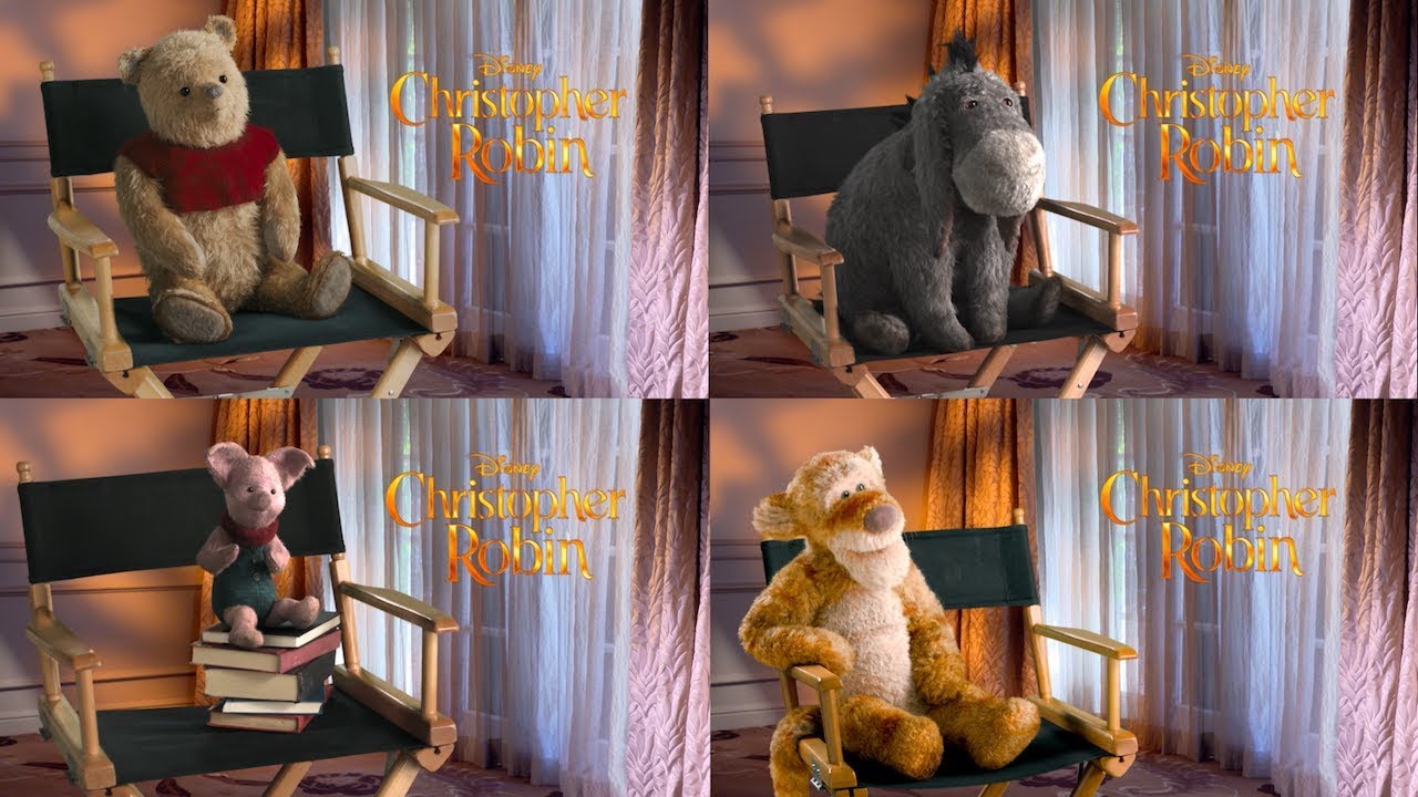 The Animals of Hundred Acre Wood talk 'Christopher Robin' - YouTube