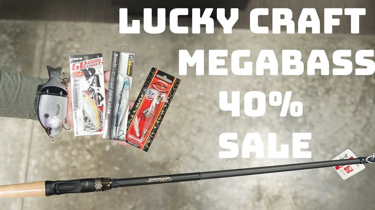 What's New This Week! Lucky Craft, Megabass, 40% Sale And More