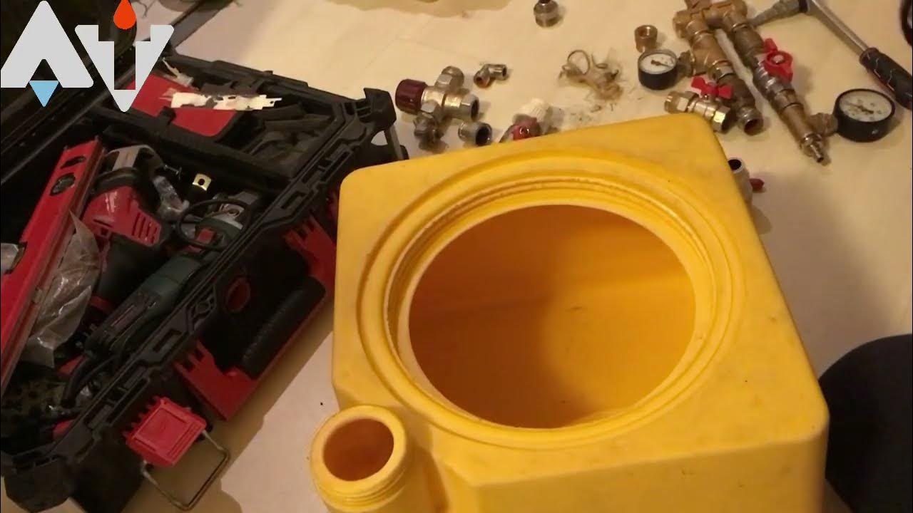 Промывка системы отопления. Часть 1 - YouTube