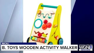 Nearly 20,000 toddler walkers recalled due to choking hazard