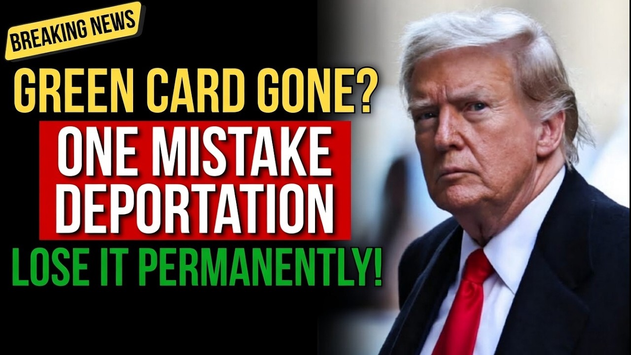 WARNING Green Card Holders Error 2026 DEPORTATION DANGER! - YouTube