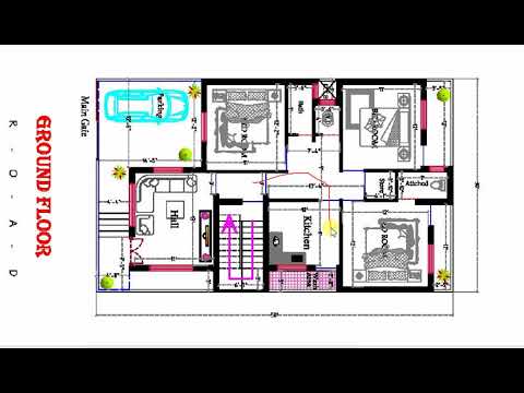 3 BHK 30X50 ft BEST HOUSE PLAN WITH CAR AND BYKE PARKING 