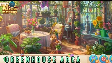 MANOR MATTERS MINI GAME : GREENHOUSE AREA - FIND THE OBJECTS