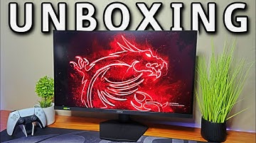 MSI G274F 27" Gaming Monitor - Unboxing And Setup