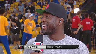 GameTime: Dwayne Wade Interview | Cavaliers vs Warriors - Game 7 | June 19, 2016 | NBA Finals