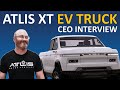 Best Full Size EV WORK TRUCK? 2022 Atlis XT - CEO Interview