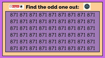 "99% FAIL to Spot the Odd One! Can You Do It? 👀💡"
