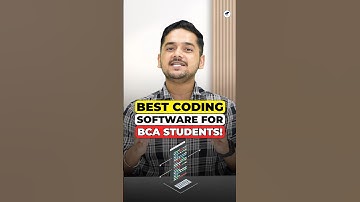 🤩Best Coding Software For BCA Students 2025! BCA Coding Roadmap! #shorts #bca #bcacourse #coding