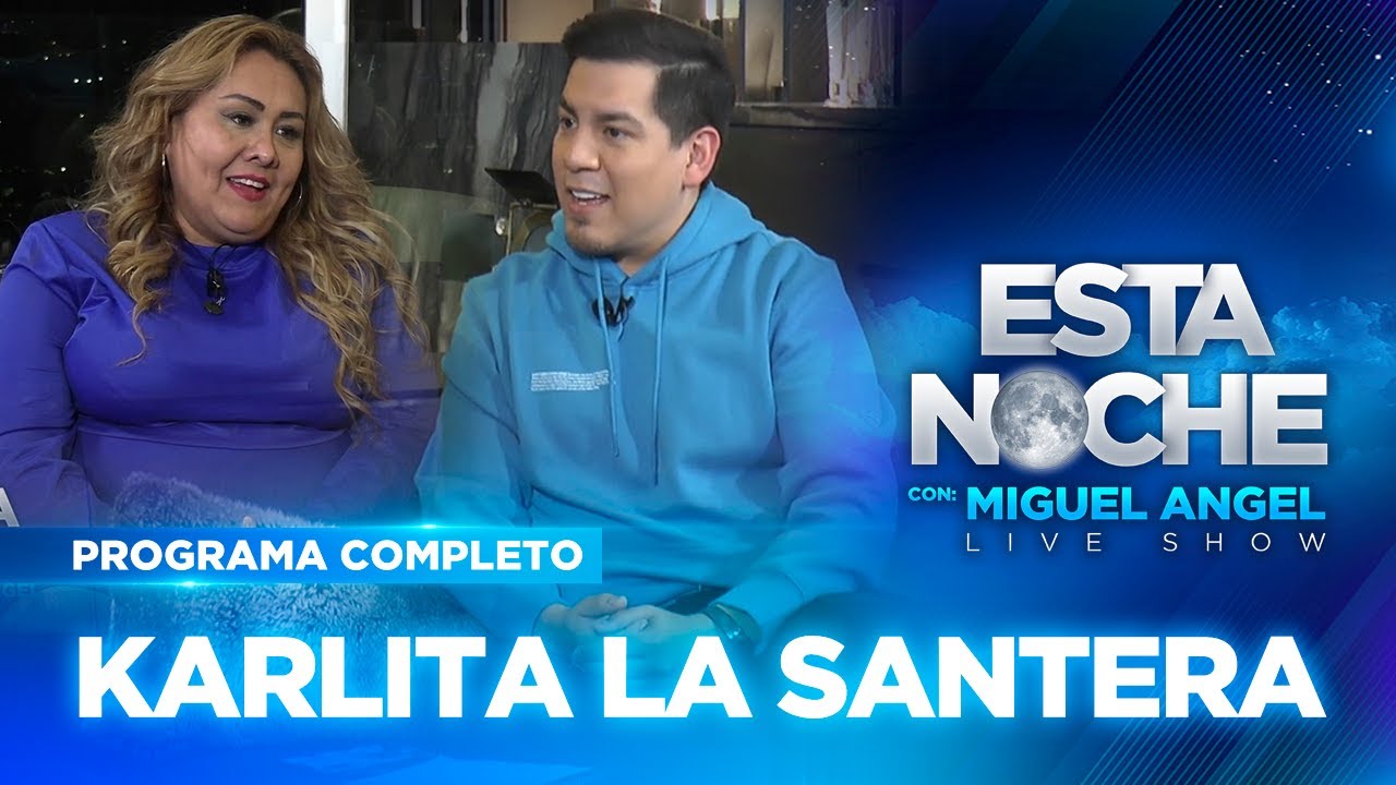 Con nosotros  en #EstaNoche KARLITA LA SANTERA