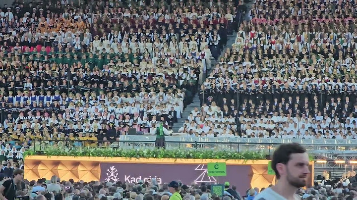 Užaugo liepa. 100-mečio Lietuvos dainų šventė. Vingio parkas 2024