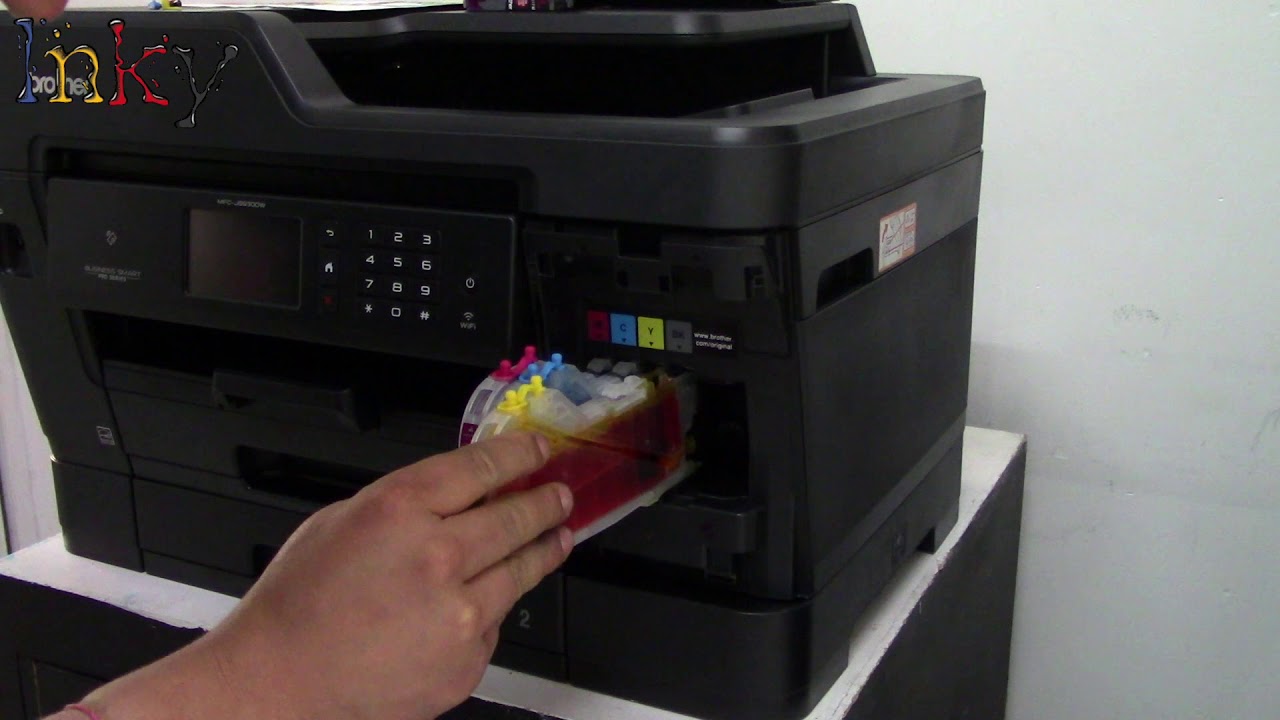 Cartuchos rellenables y autoreseteables Largos para LC3017/LC3019 - YouTube