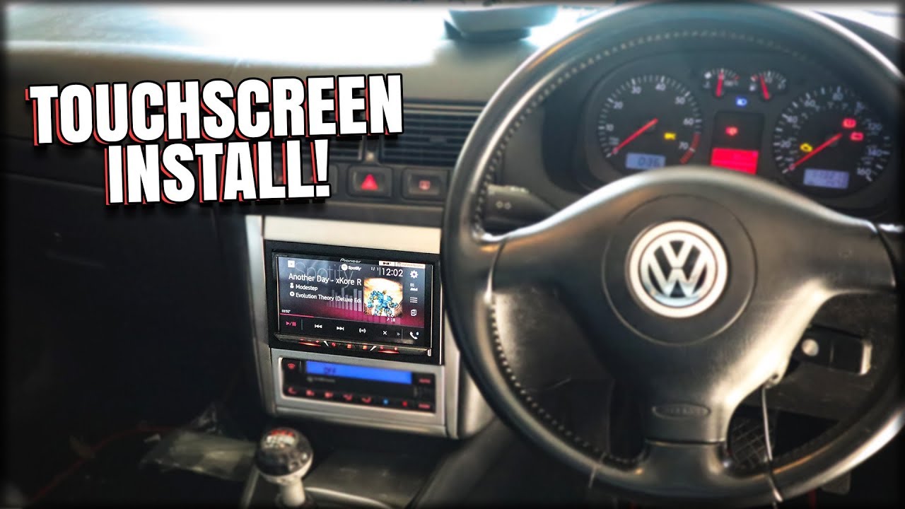 DOUBLE DIN RADIO INSTALL ON A MK4 GOLF! - YouTube