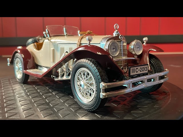 ☆Mercedes Benz SSK Classic B1928 Mercedes-Benz SSK. Bburago 1:18 - YouTube