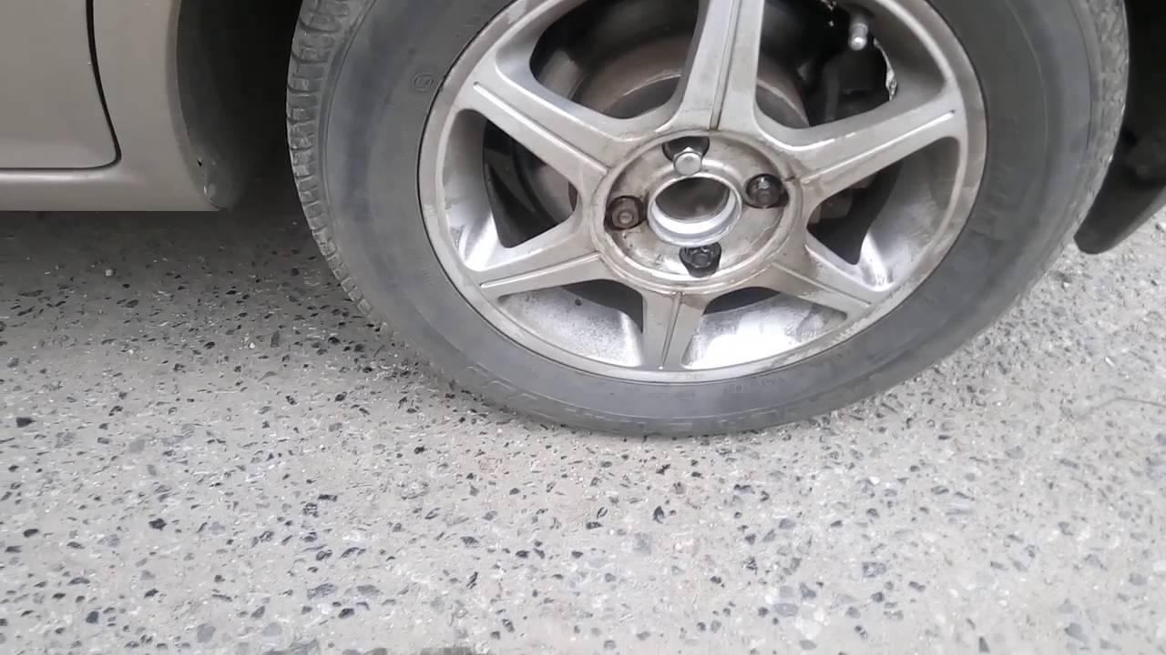 Хендай гетц, колеса не открутить, что делать? - YouTube