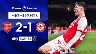 Havertz LATE winner! ⌚ | Arsenal 2-1 Brentford | Premier League Highlights image