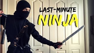 DIY Ninja Costume (Made w/ a T-SHIRT and CARDBOARD)