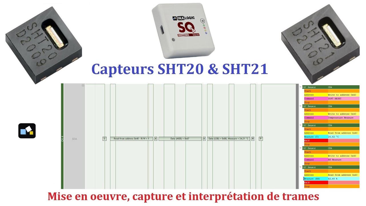 Capteurs SHT20 et SHT21 : Mise en œuvre, capture et interprétation de ...