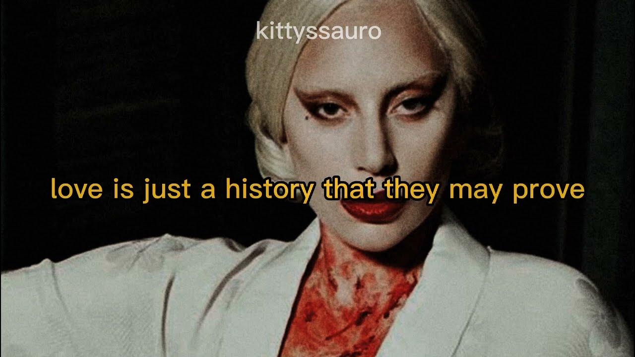 lady gaga bloody mary 🩸(lyrics) i'll dance dance dance with my hands YouTube