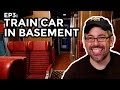 Man Builds Full Size Train in his Basement - COOLEST THING I'VE EVER MADE : EP3
