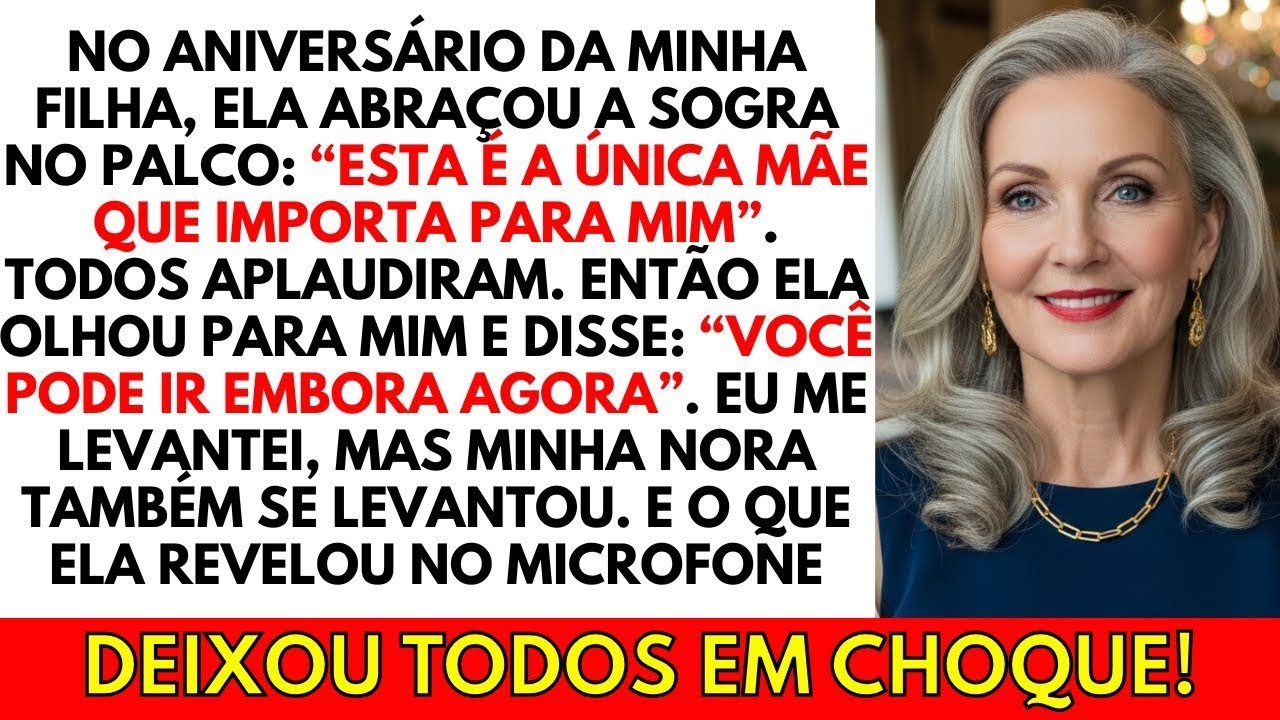 Minha Filha me REJEITOU em público no seu aniversário — mas minha nora revelou algo chocante