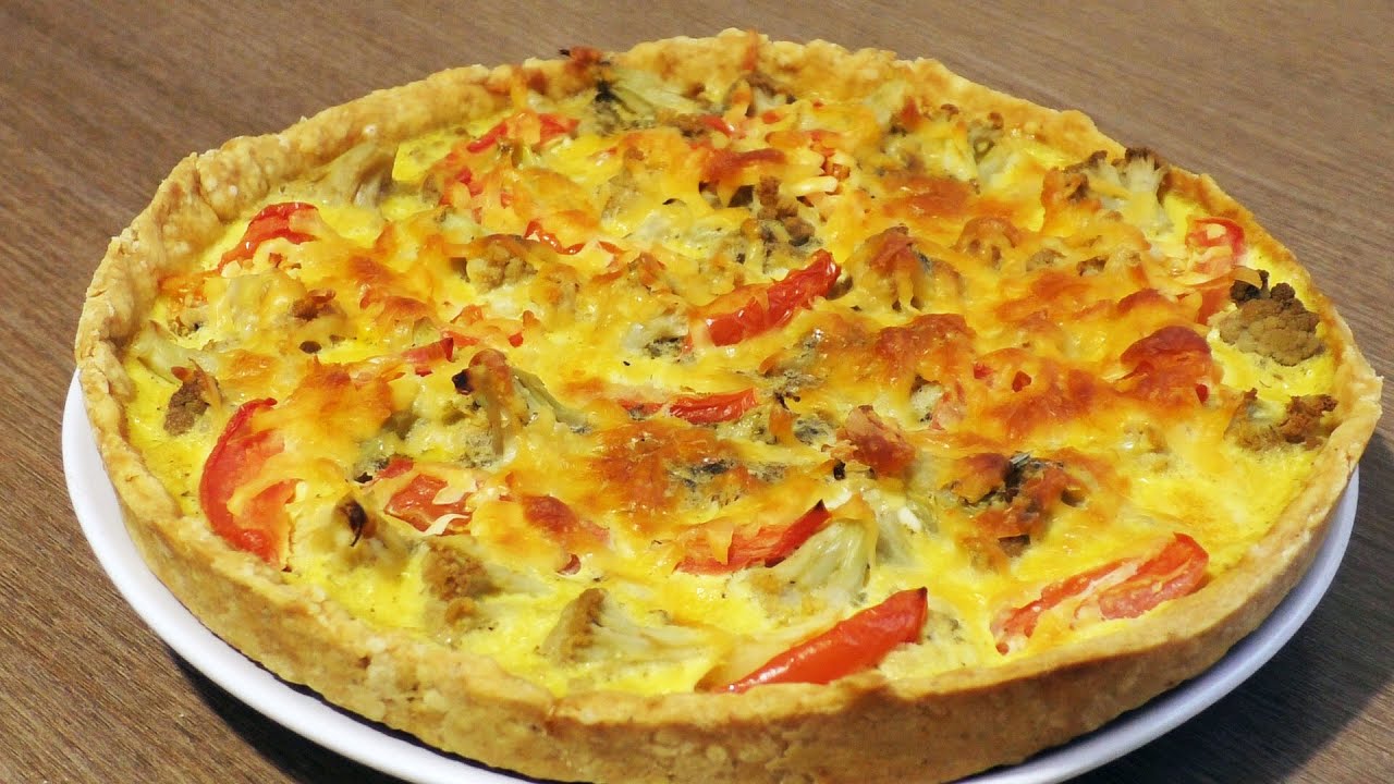 Quiche with Cauliflower and Cheese. Recipe of Delicious Cauliflower FLAN! YouTube