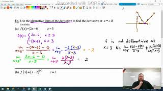 AP Calculus AB - Differentiability