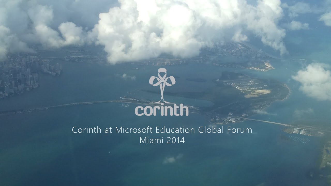 Corinth at Microsoft in Education Global Forum Miami 2014 YouTube