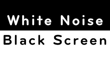 White Noise Black Screen | Sleep, Study, Focus | 10 Hours