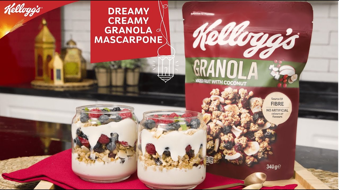 AMAZING KREATIONS Dreamy Creamy Granola Mascarpone YouTube
