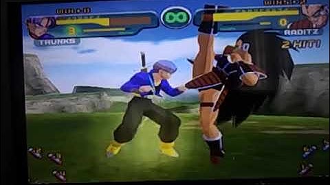 Dragon Ball Z Budokai(Gamecube)-Trunks vs Raditz II