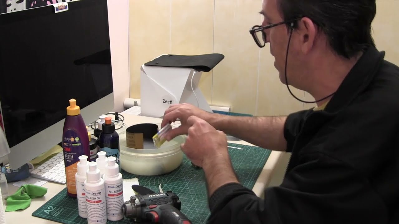 Resinarte - Lijado y pulido.