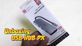 UNBOXING USB HUB PX UCH15 BISA NGECHARGER SEKALIAN !!!