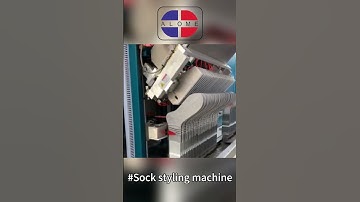 [Intelligent Sock Shaping Process] #socks #machine #sockmachine #smartfactory