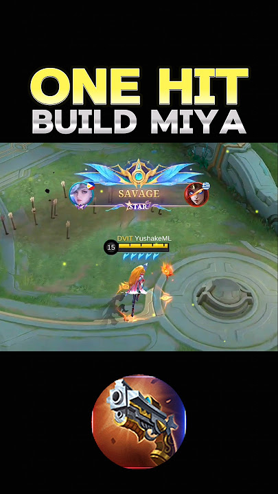 😱 WATCH THIS - SAVAGE MIYA: BEST BUILD MIYA 2024❓ ~ MLBB 🔥 #mobilelegends #onehitbuild #miya #shorts