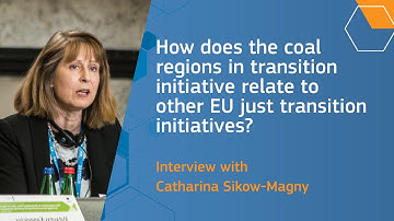 How does the coal regions in transition initiative relate to other EU just transition initiatives?