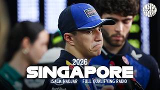 Isack Hadjar Qualifying Team Radio and Telemetry | 2026 Singapore GP
