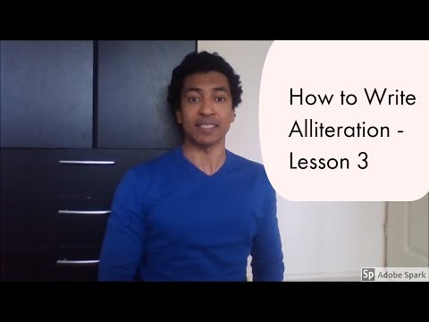 Wie schreiben Alliteration - Reden # 3