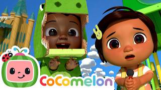 giant dinosaur attack it s cody time cocomelon songs kids