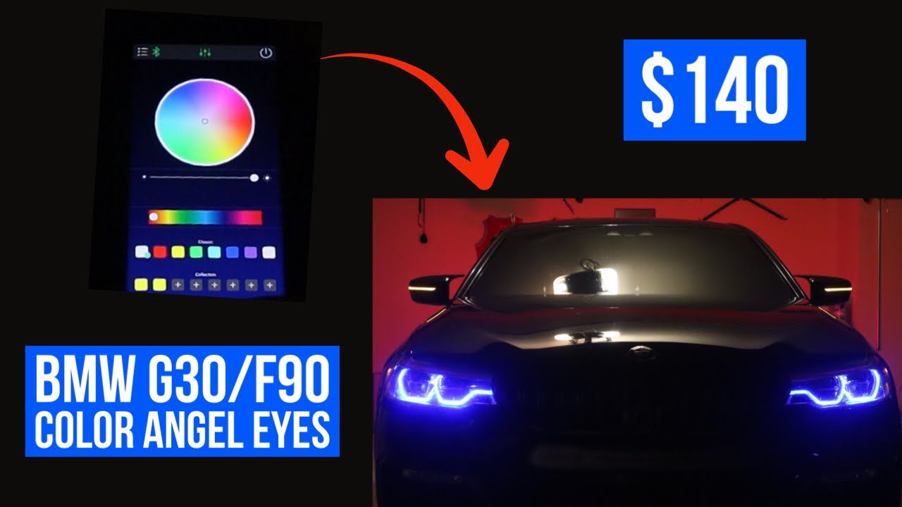 BMW G30/F90 LED ANGEL EYES (Bluetooth compatible) 