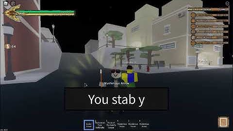 Using lucky arrow in YBA | Pt. 1