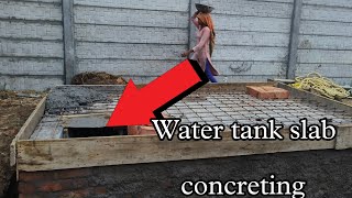 Water tank slab casting technology