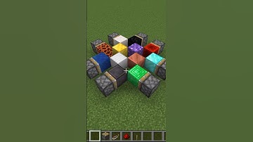 how to make secret minecraft rainbow block ?