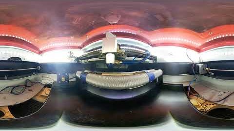 360 video of K40 laser rotary test